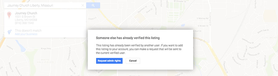 Verify Your Google Business Listing for your Church