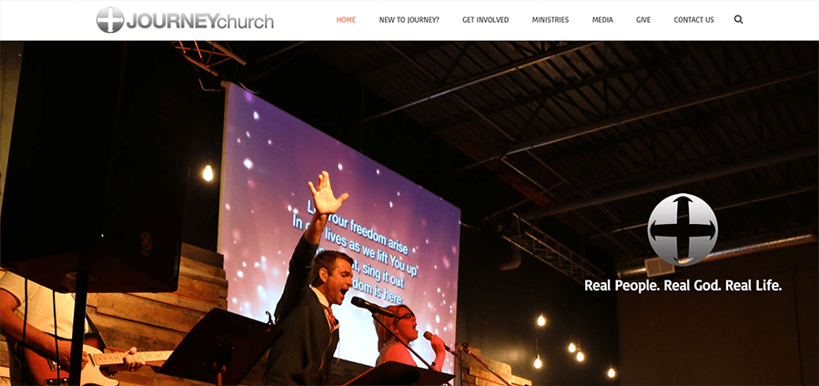 Journey Church Website Screenshot