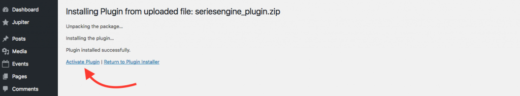 Activate Series Engine Plugin