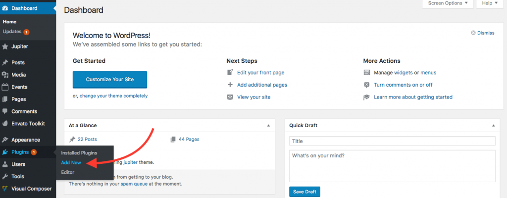 Add New Plugin to WordPress Installation