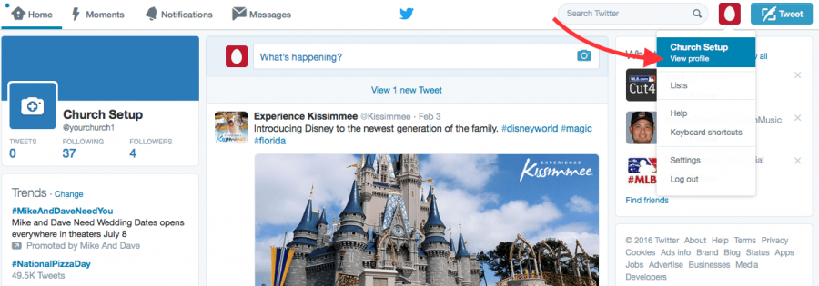 How to setup Twitter for your Church