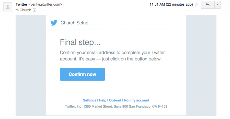 How to setup Twitter for your Church